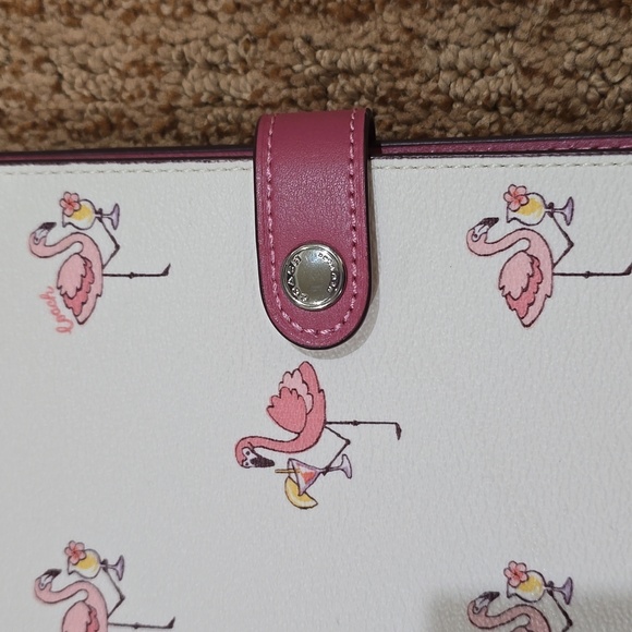 NWOT-Coach Leather Spiral Notebook - Picture 3 of 10